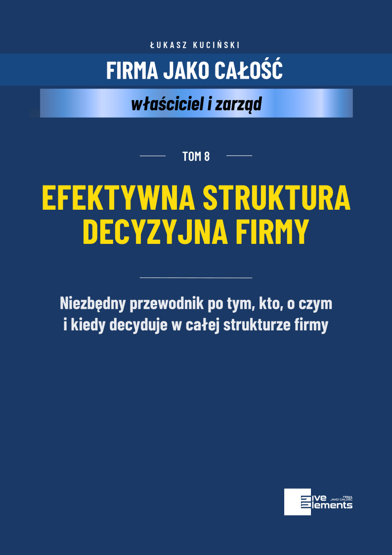Firma Jako Całość. Tom 8: Efektywna Struktura Firmy