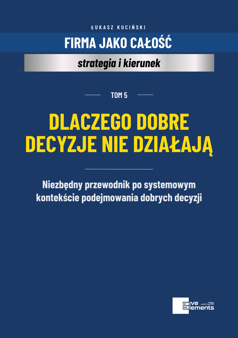 Firma Jako Całość. Tom 5: Dlaczego Dobre Decyzje Nie Działają