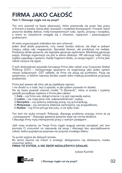 Firma Jako Całość. Tom 1: Dlaczego Ciągle Coś Się Psuje?